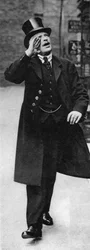 1926-1927年のロンドンのEly Placeにある時間を呼ぶビードル
