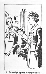 いたるところにフレンドリーな精神、1940