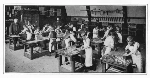 手動トレーニングセンター：木工、ロンドン、c1900 1901