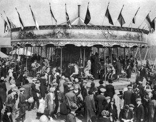 1926年から1927年にロンドンのハムステッドヒースで行われたメリークリスマス、バンクホリデーカーニバルの一部