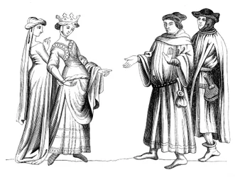 貴婦人、使用人、ブルジョア階級のメンバー、1849年1849