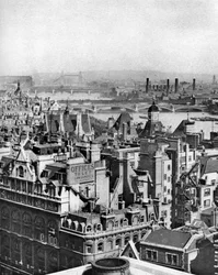 1926年から1927年にかけて、ブッシュハウスから南東にブラックヒースまでの眺め