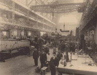 プチロフ工場のワークショップc。 1914