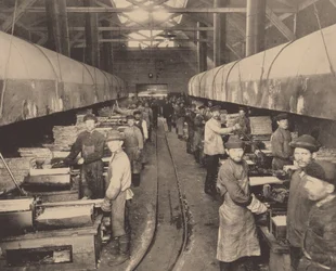 プチロフ工場のワークショップc。 1914