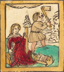 アダムとイブ、c。 1460年。