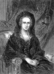 サクセコーブルクマイニンゲンのアデレード1792〜1849年、ウィリアム4世のドイツ生まれの女王の配偶者、1849年