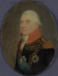 Jan Hendrik van Kinsbergen 1735-1819提督、Doggersbank伯爵、c。 1810