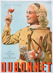 Dubonnetトニックワインの広告、1938