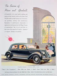 フォード自動車の広告、1936