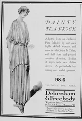 Debenham and Freebodyによる茶葉の宣伝、1916年