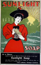 日光家庭用石鹸、c1890の広告