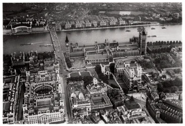 ツェッペリンからのロンドン、ウェストミンスターの航空写真、1931 1933