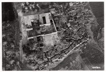 エジプトの村、1931年1933年の航空写真