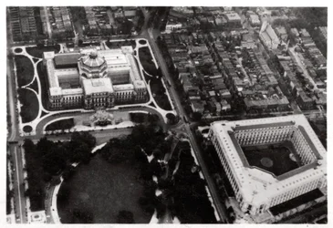 1928 1933年、ツェッペリンからの米国議会図書館、ワシントンDC、航空写真