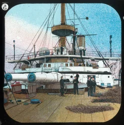 バルベットの後-HMS Revenger、c1900。