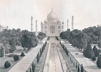 アグラ。タージ・マハル、1920年。