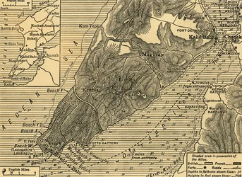 トルコのガリポリ半島の同盟国、第一次世界大戦、1915年7月、c2020。