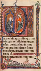 Vaux-Bardolf Psalter、c1310、1937からの照らされたページ