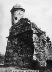 古代ハバナの市壁、1667年、1920年代