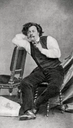 アンドレ・ギル、フランスの風刺画家、1868