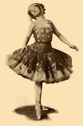 アンナパブロワ、1910年。