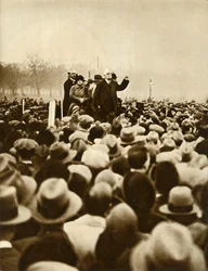 反政府デモ、ハイドパーク、ロンドン、1933年2月6日、1935.i