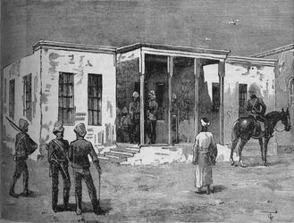 アッバスシーバラックのアラビス刑務所、c1882