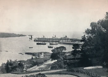 アードグラス-港の概観、1895