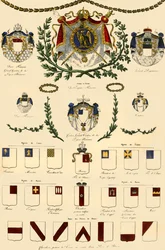 1806年、1921年、フランス帝国と帝国貴族の武器。