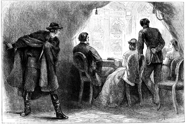 リンカーン大統領暗殺、ワシントンD.C.、1865年、1880年頃