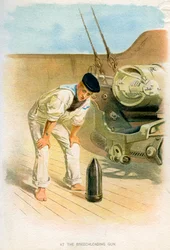 ブリーチローディングガンで、c1890-c1893