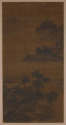 フェリーを待つ、明王朝、16世紀。