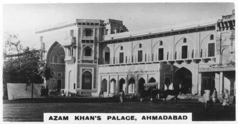 Azam Khans宮殿、アーメダバード、インド、c1925