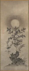 月明かりの下の竹、1500年代。
