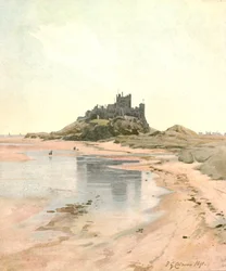 バンバラ城、1891年、c1900。