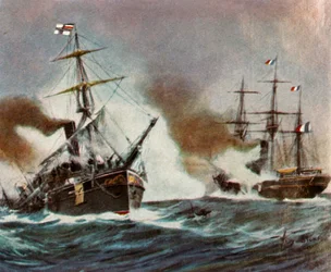 1870年11月9日、ハバナ沖の流星とブーベの間の戦い、1936年。