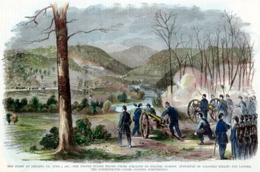 フィリップの戦い、ウェストバージニア州、南北戦争、1861年6月3日