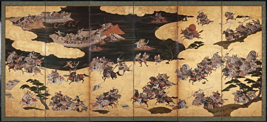平家物語平家物語17世紀の3分の1の戦闘シーン。