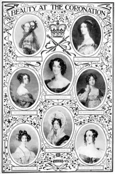 戴冠式の美女、1837年、1901年