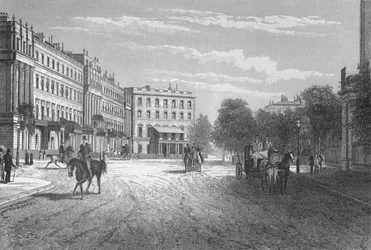 Belgrave Square、ウェストミンスター、ロンドン、c1850 1878
