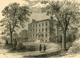 1800年のBelsize House、c1876。
