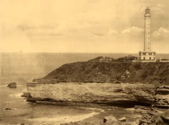 ビアリッツ-ルファー、灯台、c1930。