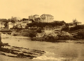 ビアリッツ-Le Port-Vieux、c1930。