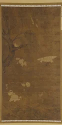 鳥、柳、花、明代、15～16世紀。