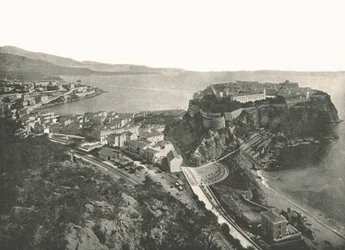 鳥瞰図、モンテカルロ、モナコ、1895年。