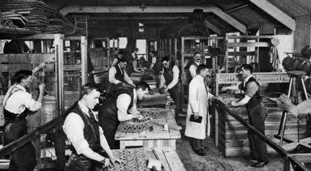 セントダンスタンスのブラインドマットメーカー、ロンドン、1926年〜1927年