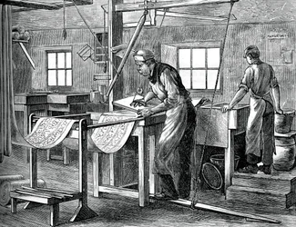 職場でのプリンターのブロック、c1880