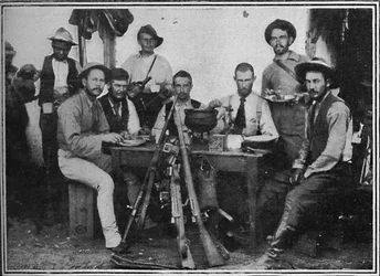 Boer Telegraphists at Tea、1900