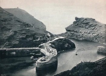 ボスキャッスル-港の眺め、1895