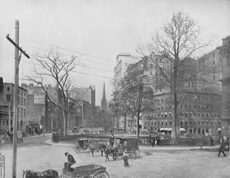 ボウリンググリーン、ニューヨーク、c1897。
